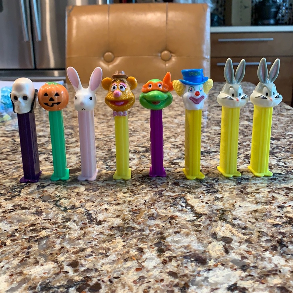 Pez dispenser collection Ten pieces, Homer Simpson
